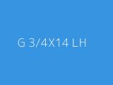 G 3/4X14 LH 